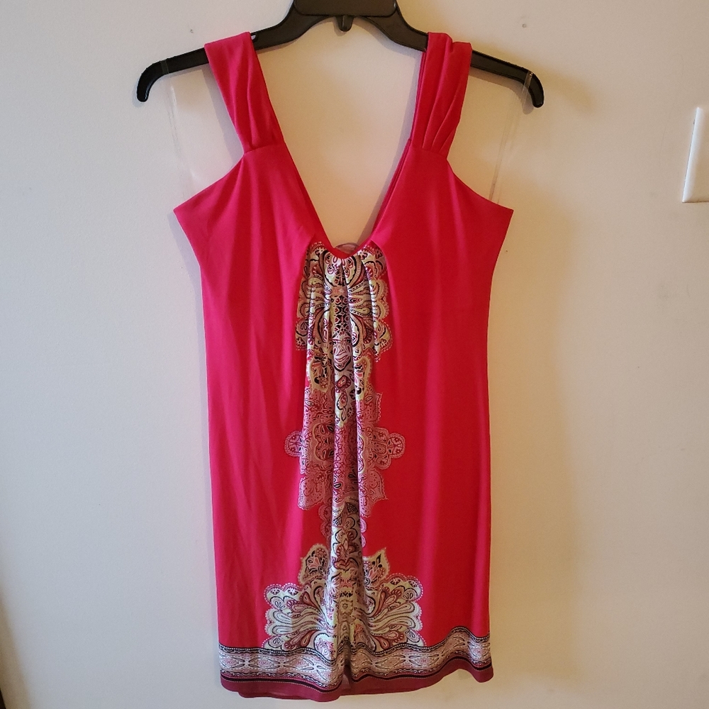New York & Co Red Xl Dress